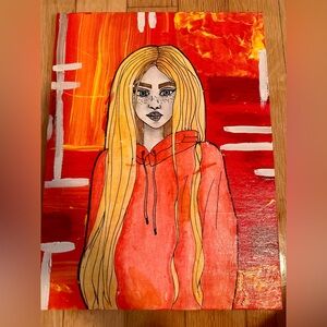 12"x9" Painting on Canvas Board